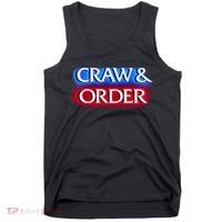 Craw & Order Funny Seafood Parody Tank Top thumb 0