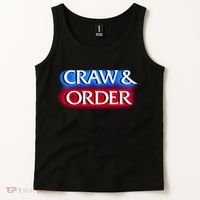 Craw & Order Funny Seafood Parody Tank Top thumb 2