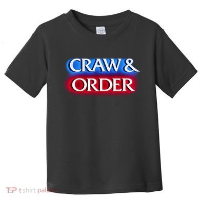 Craw & Order Funny Seafood Parody Toddler T-Shirt