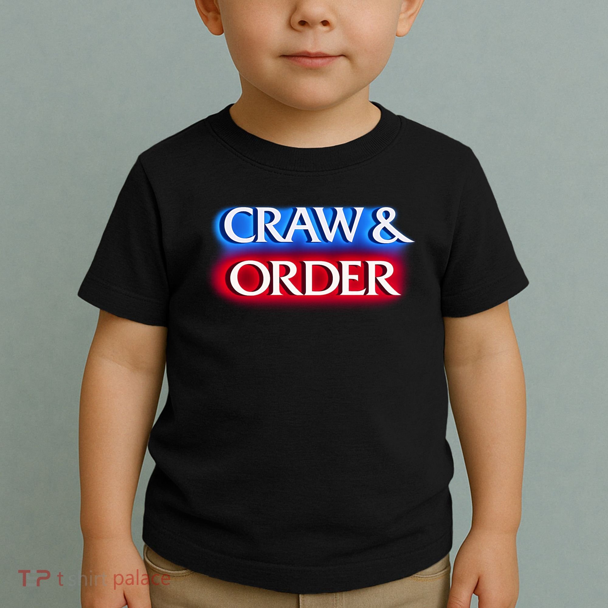 Craw & Order Funny Seafood Parody Toddler T-Shirt
