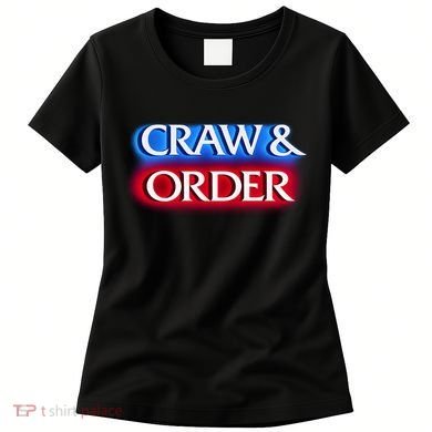 Craw & Order Funny Seafood Parody Women's T-Shirt