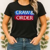 Craw & Order Funny Seafood Parody Women's T-Shirt thumb 2