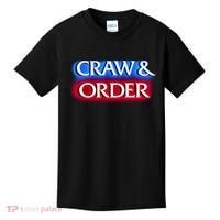 Craw & Order Funny Seafood Parody Kids T-Shirt thumb 0
