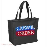 Craw & Order Funny Seafood Parody Tote Bag thumb 2