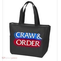 Craw & Order Funny Seafood Parody Tote Bag thumb 3