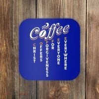 Christ Offers Forgiveness For Everyone Everywhere Coffee Pun Gift Coaster thumb 0