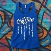 Christ Offers Forgiveness For Everyone Everywhere Coffee Pun Gift Women's Tank Top thumb 3
