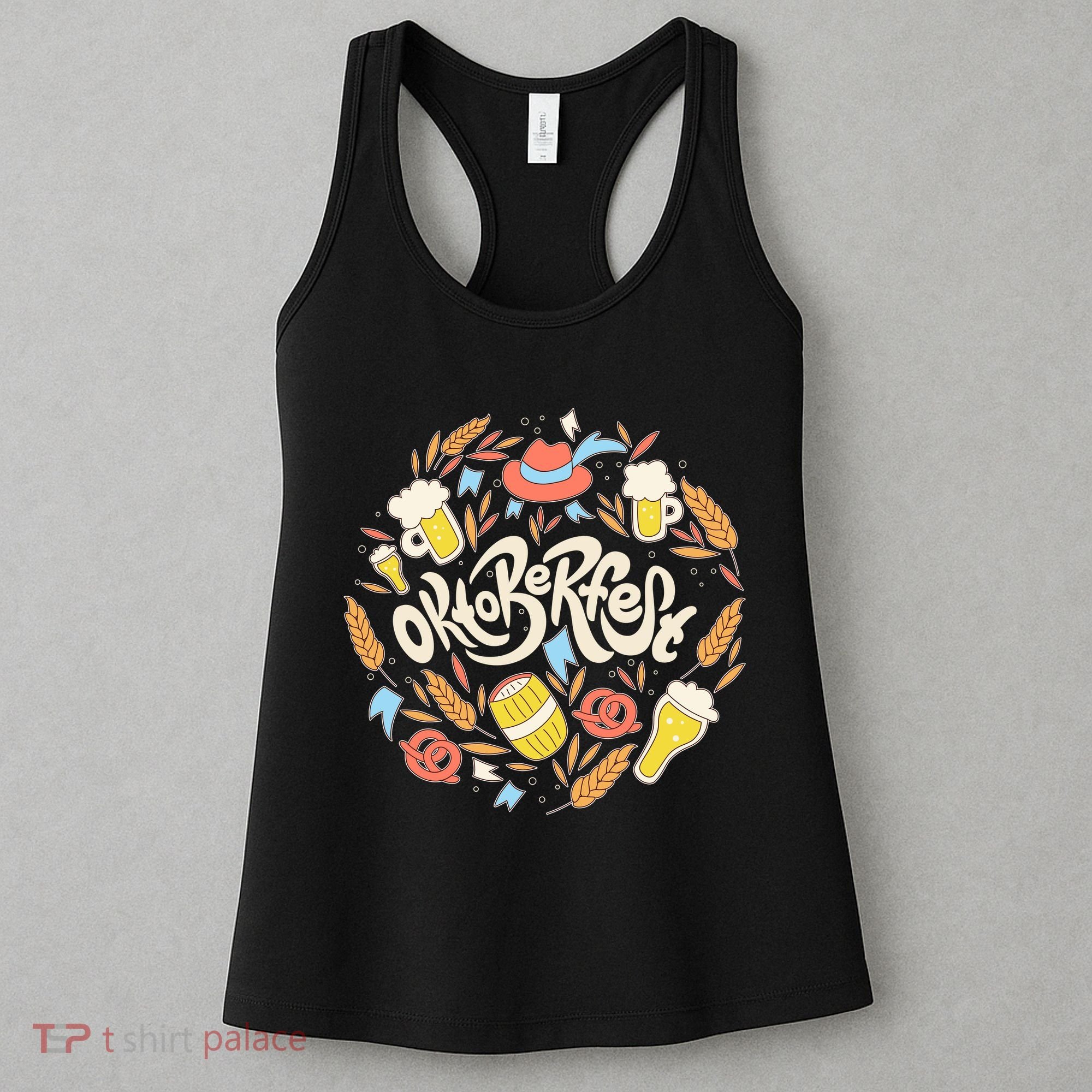 Celebrating Oktoberfest Festival Women's Tank Top