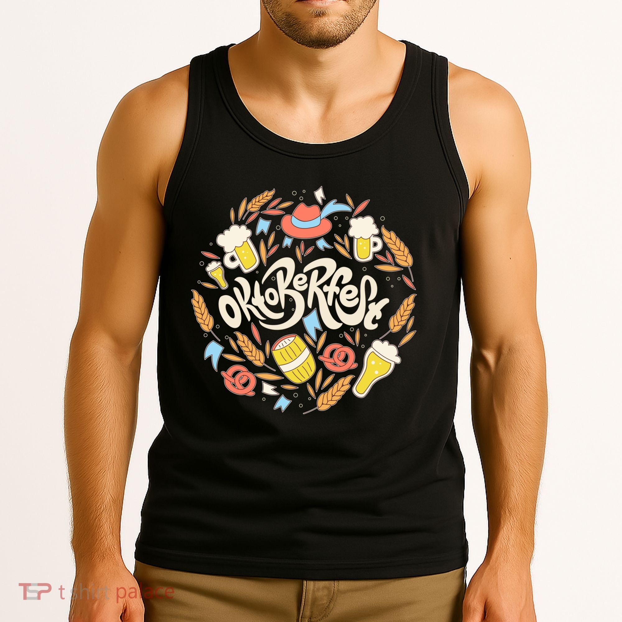 Celebrating Oktoberfest Festival Tank Top