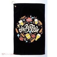 Celebrating Oktoberfest Festival Golf Towel thumb 0