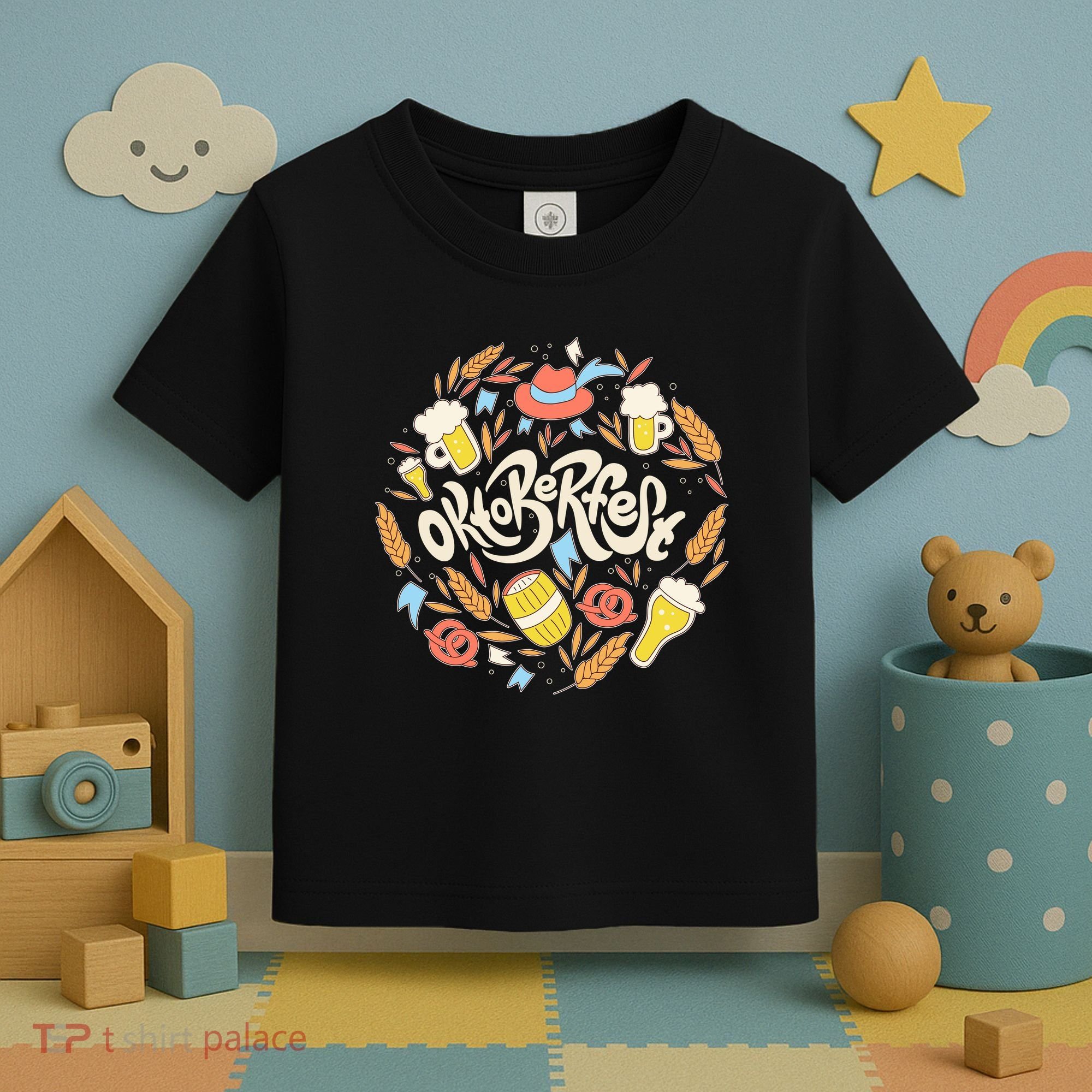 Celebrating Oktoberfest Festival Toddler T-Shirt