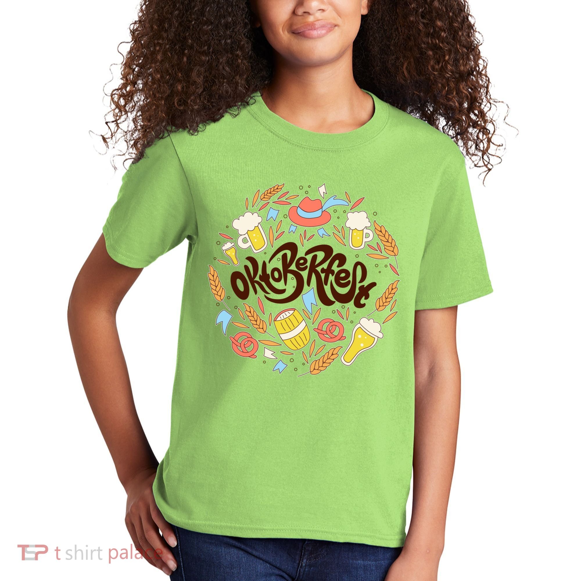 Celebrating Oktoberfest Festival Kids T-Shirt