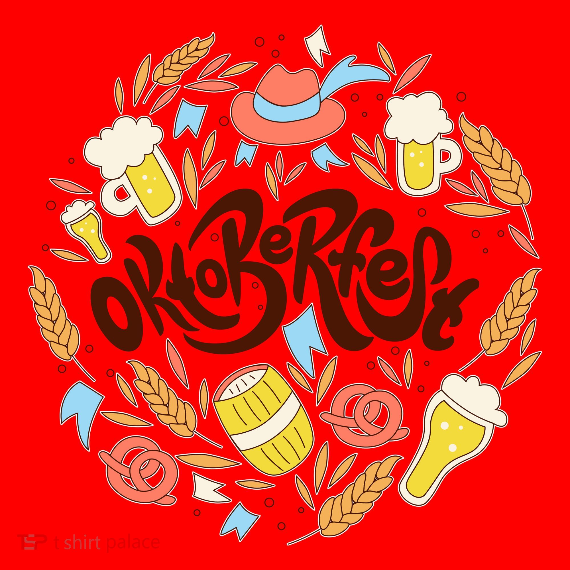 Celebrating Oktoberfest Festival Santa Hat