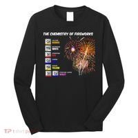 Chemistry Of Fireworks 4th Of July Science Nerd Long Sleeve Shirt thumb 0