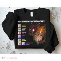 Chemistry Of Fireworks 4th Of July Science Nerd Sweatshirt thumb 2