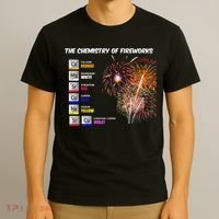 Chemistry Of Fireworks 4th Of July Science Nerd T-Shirt thumb 3