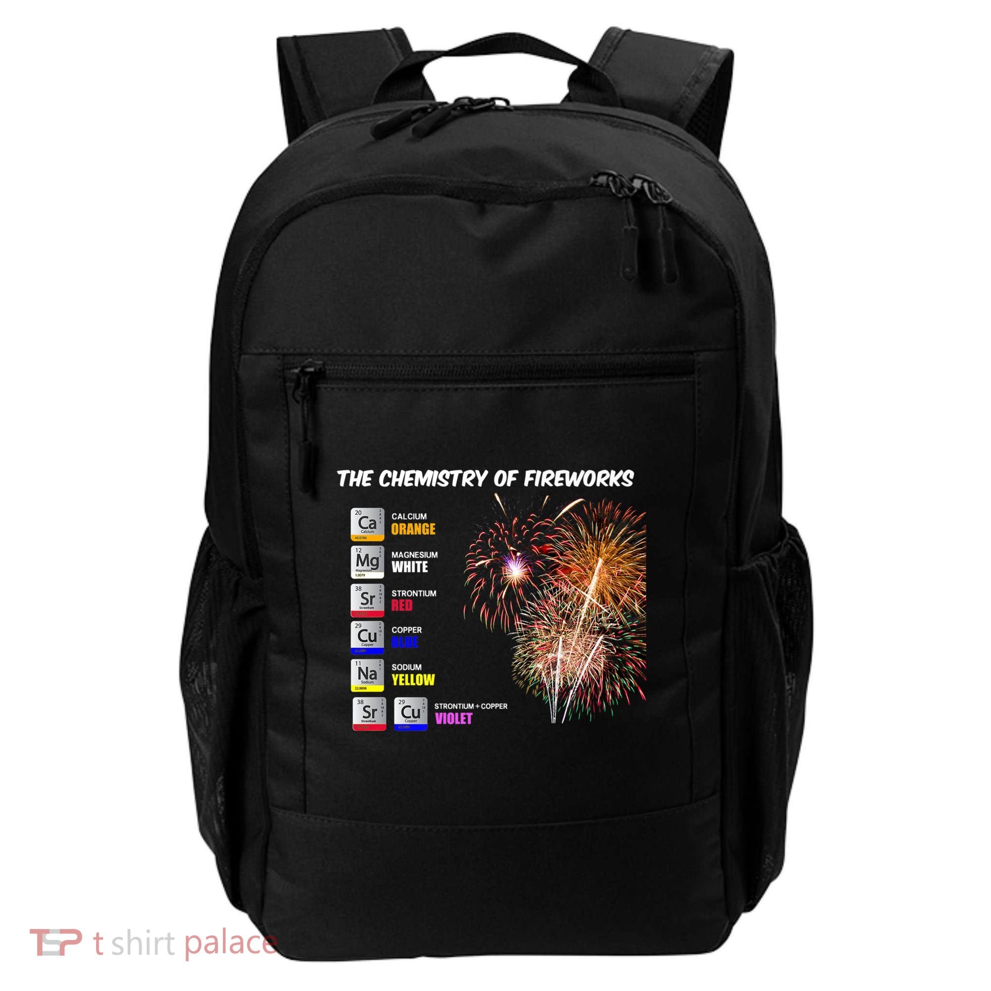 Chemistry Of Fireworks 4th Of July Science Nerd Backpack