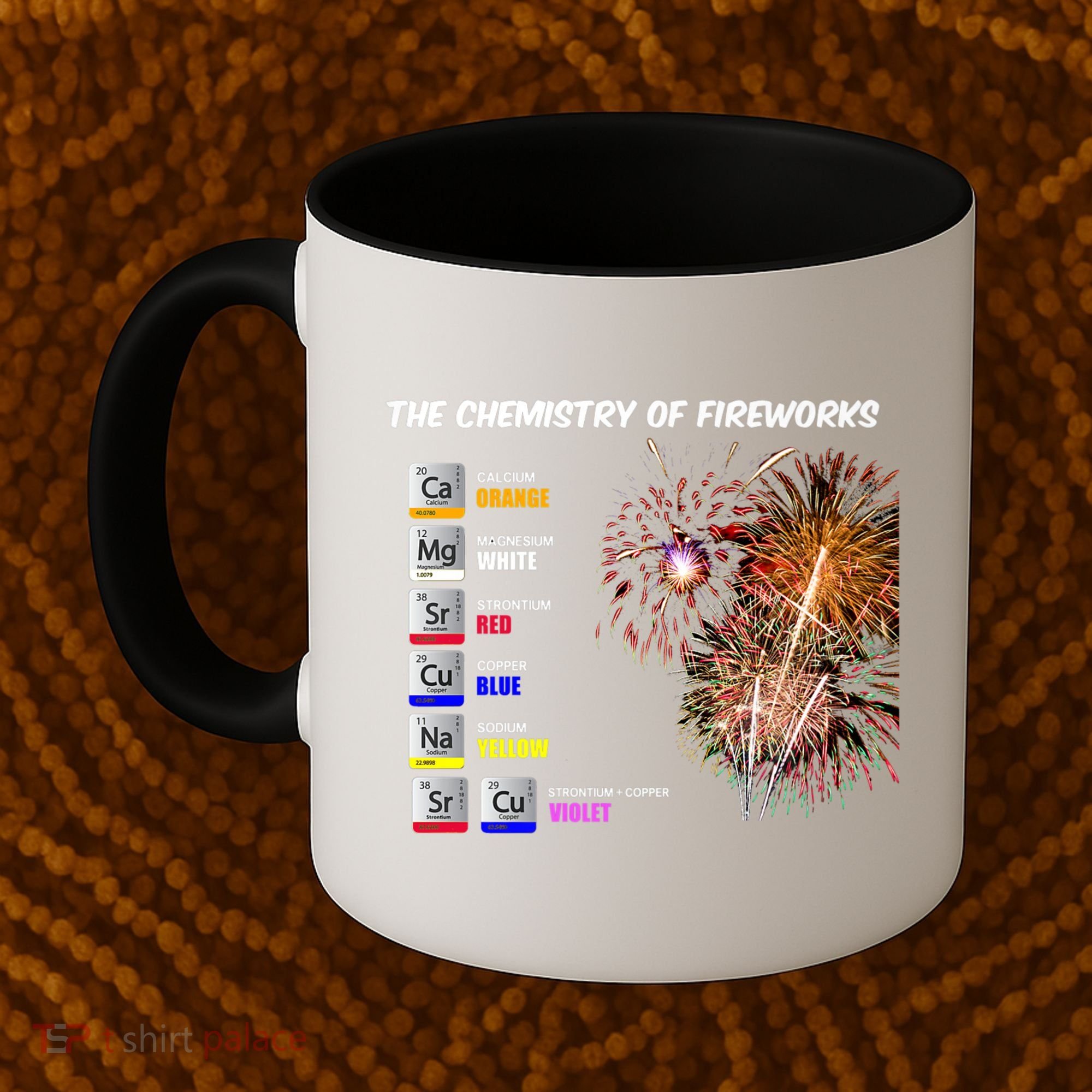 Chemistry Of Fireworks 4th Of July Science Nerd Coffee Mug