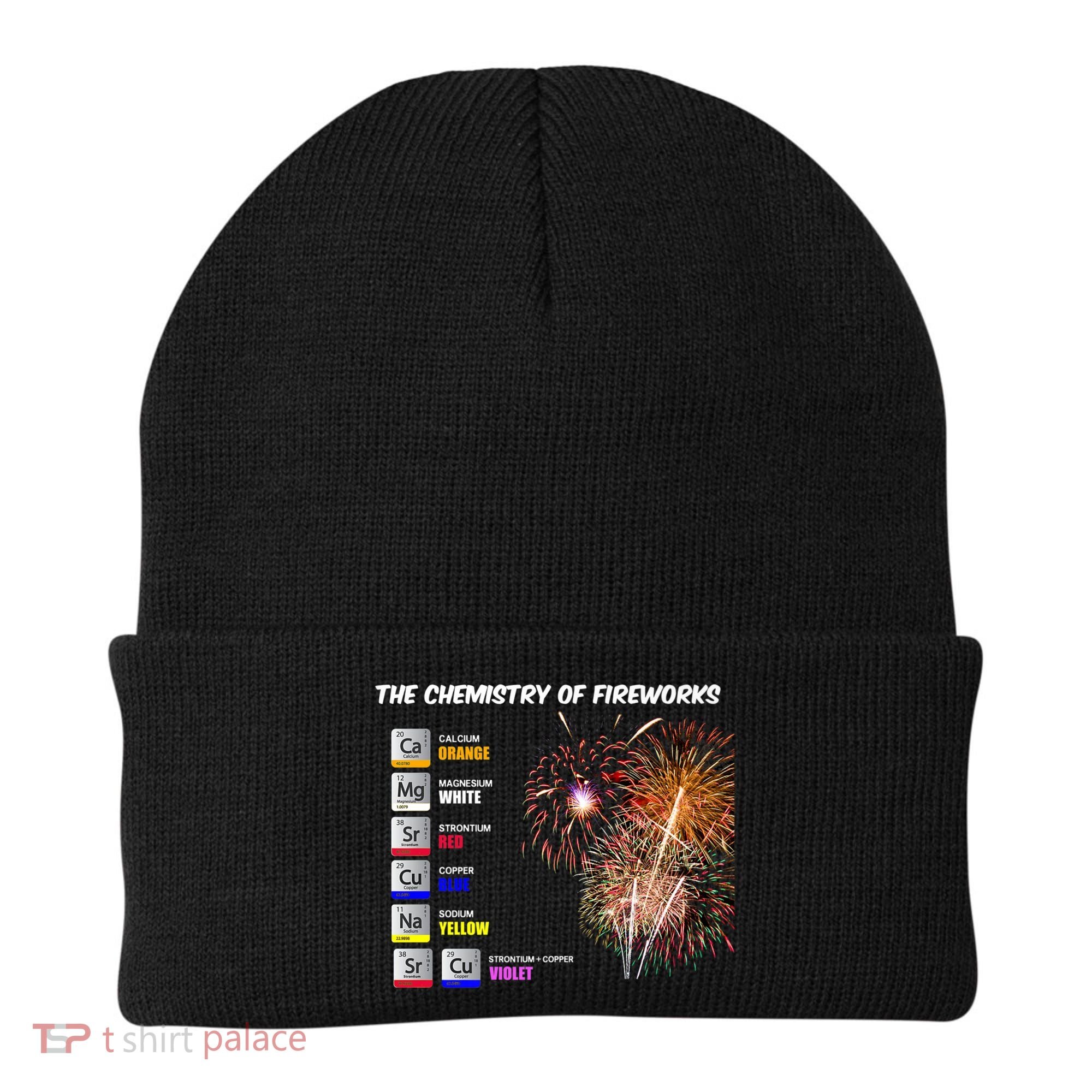 Chemistry Of Fireworks 4th Of July Science Nerd Beanie