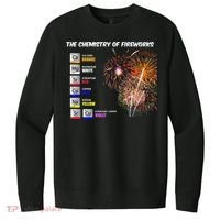 Chemistry Of Fireworks 4th Of July Science Nerd V.I.T. Fleece Crew Sweatshirt thumb 0