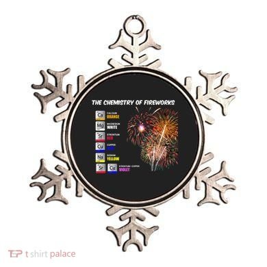 Chemistry Of Fireworks 4th Of July Science Nerd Ornament
