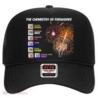 Chemistry Of Fireworks 4th Of July Science Nerd Hat thumb 0