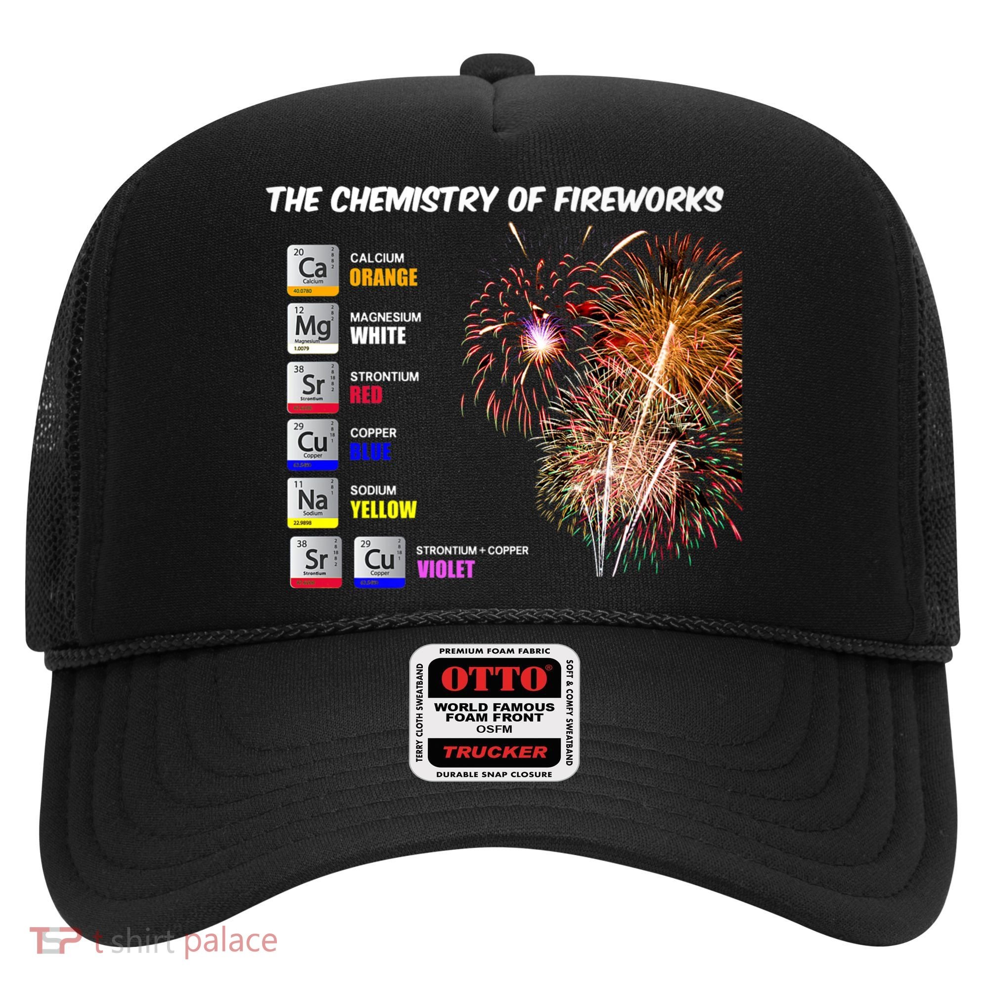 Chemistry Of Fireworks 4th Of July Science Nerd Hat