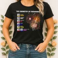 Chemistry Of Fireworks 4th Of July Science Nerd Women's T-Shirt thumb 2
