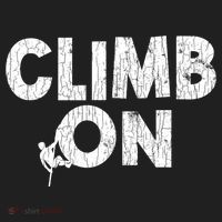 Climb On Funny Mountain Climbing Rock Climber Graphic Gift Beanie thumb 2