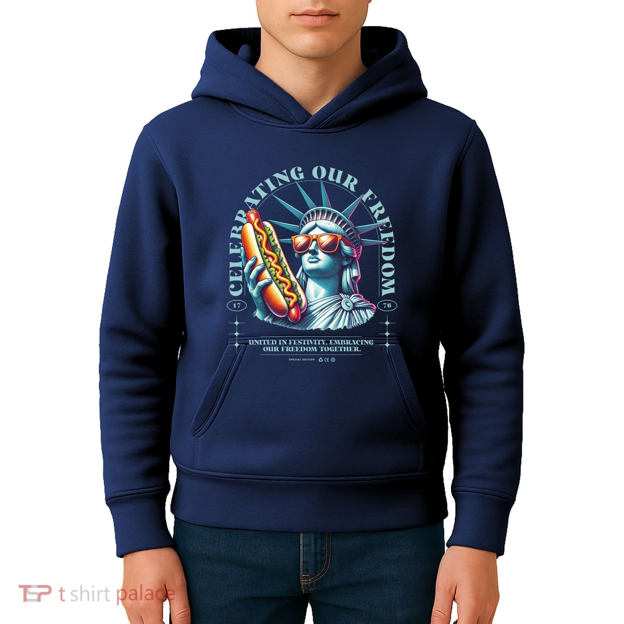 Celebrating Our Freedom Kids Hoodie