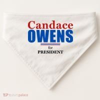 Candace Owens For President 2024 USA-Made Doggie Bandana thumb 0