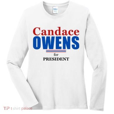 Candace Owens For President 2024 Women's Long Sleeve Shirt