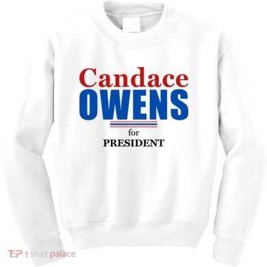 Candace Owens For President 2024 Kids Sweatshirt