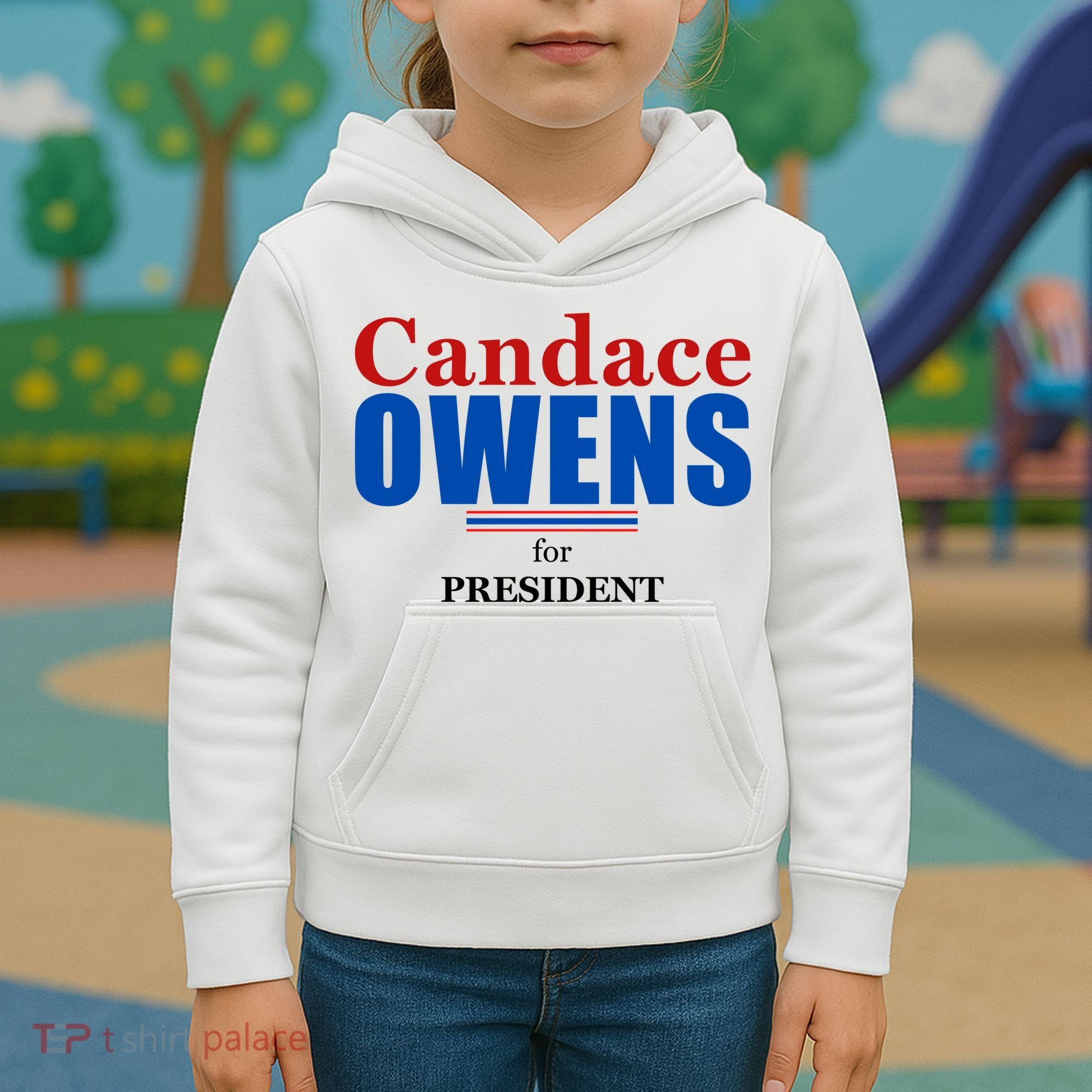 Candace Owens For President 2024 Kids Hoodie