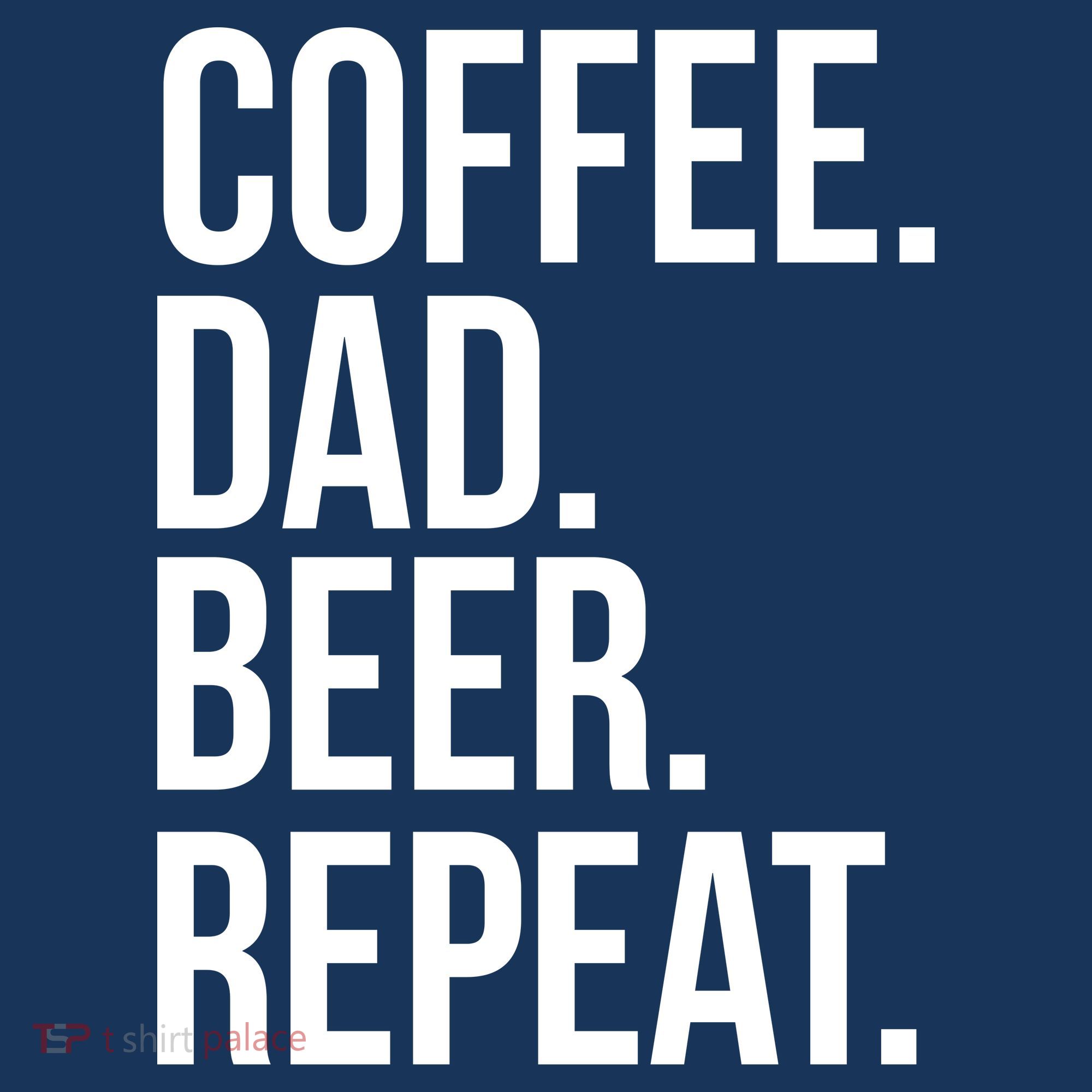 Coffee. Dad. Beer. Repeat. Funny Women's Long Sleeve Shirt