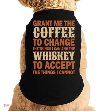 Coffee And Whiskey Doggie Tank