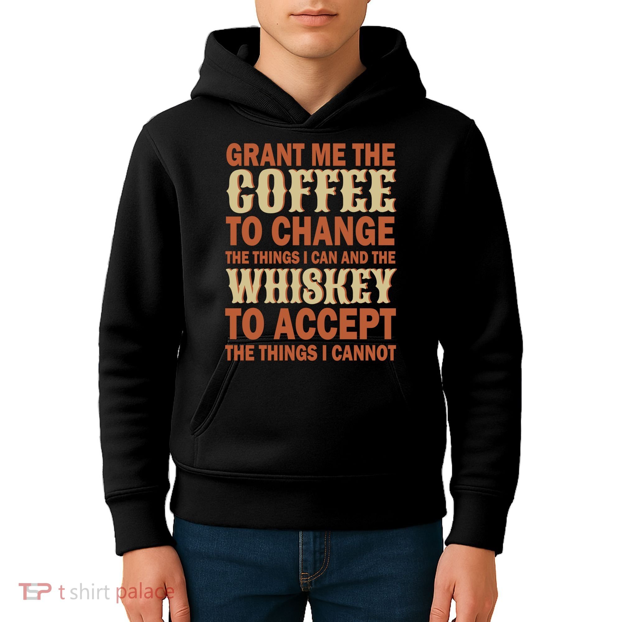 Coffee And Whiskey Kids Hoodie