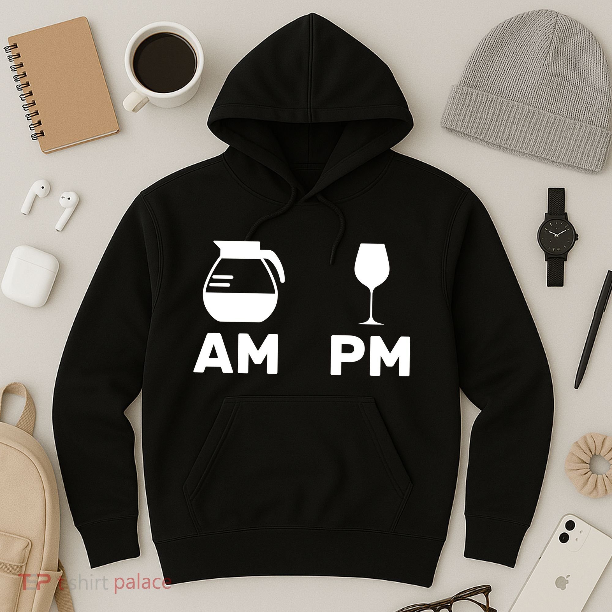 Coffee and Wine Hoodie