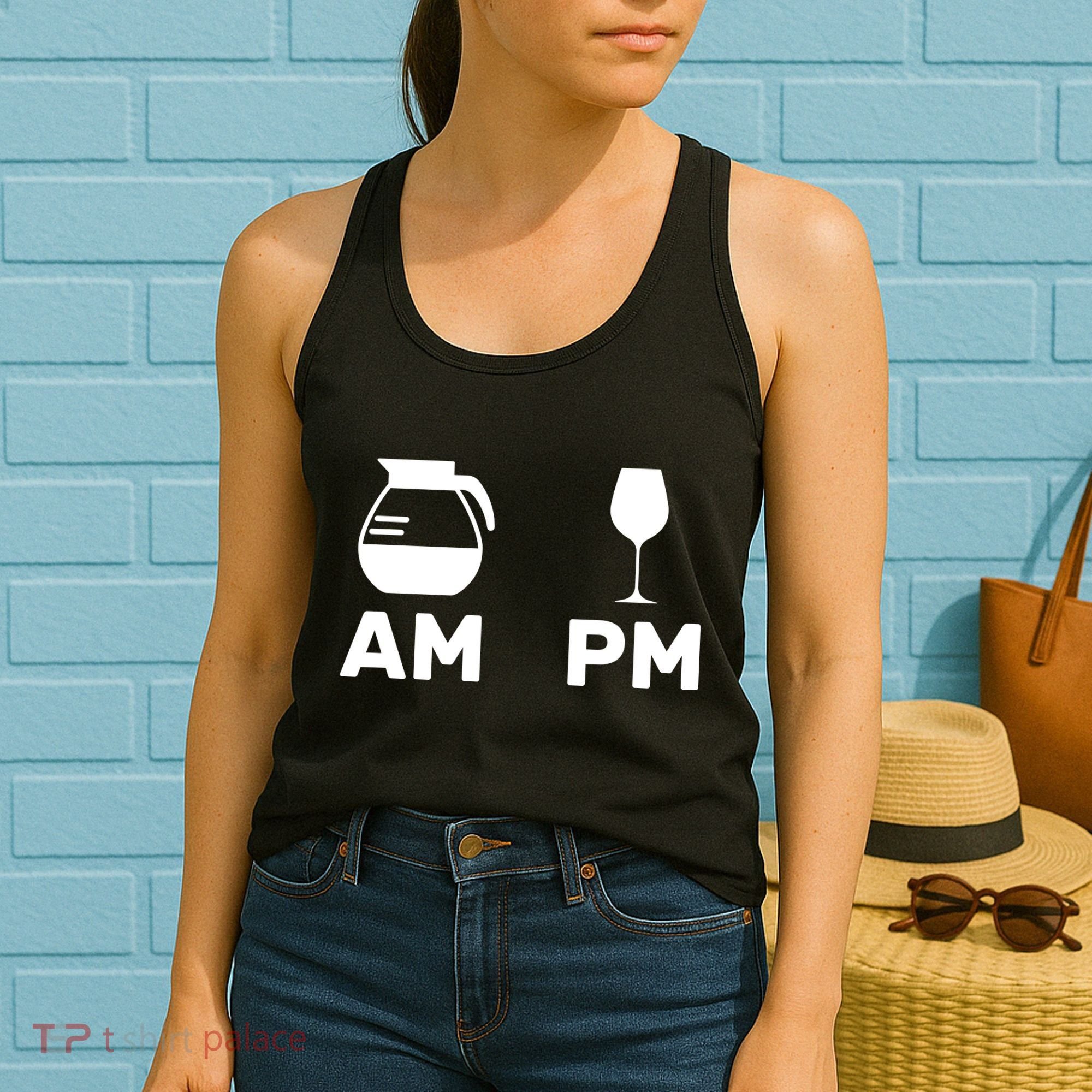 Coffee and Wine Women's Tank Top