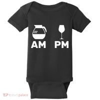 Coffee and Wine Baby Bodysuit thumb 0
