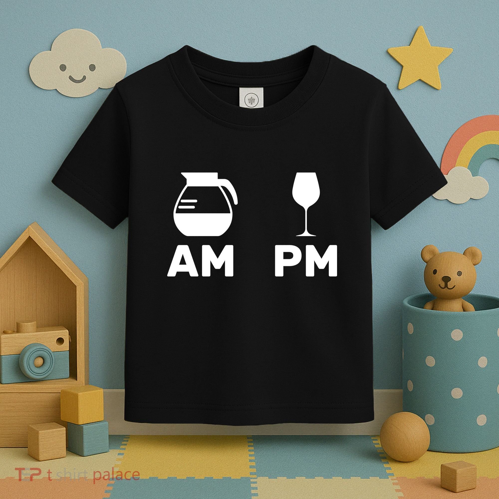 Coffee and Wine Toddler T-Shirt