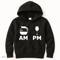 Coffee and Wine Kids Hoodie thumb 0