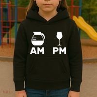 Coffee and Wine Kids Hoodie thumb 3