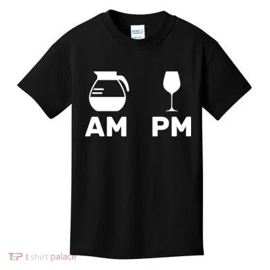 Coffee and Wine Kids T-Shirt