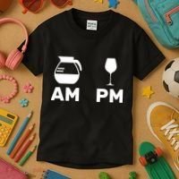 Coffee and Wine Kids T-Shirt thumb 3