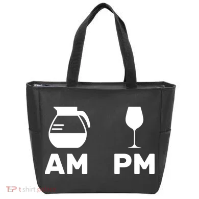 Coffee and Wine Tote Bag
