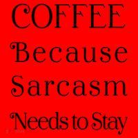Coffee Because Sarcasm Needs To Stay Hydrated Santa Hat thumb 1