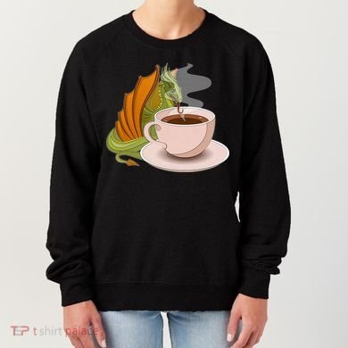 Coffee Caffeine Dragon Women's Sweatshirt