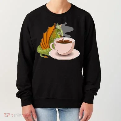 Coffee Caffeine Dragon Women's Sweatshirt