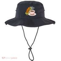Coffee Caffeine Dragon Bucket Hat thumb 0